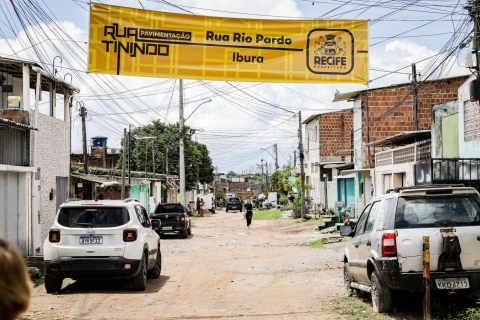 Rua Rio Pardo, no Ibura, recebe 1,6 milhão em obras de pavimentação e drenagem