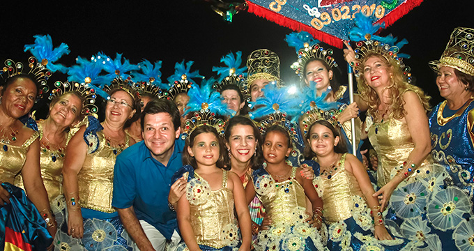 Carnaval no Parque Dona Lindu (Foto: Andréa Rêgo Barros/PCR)